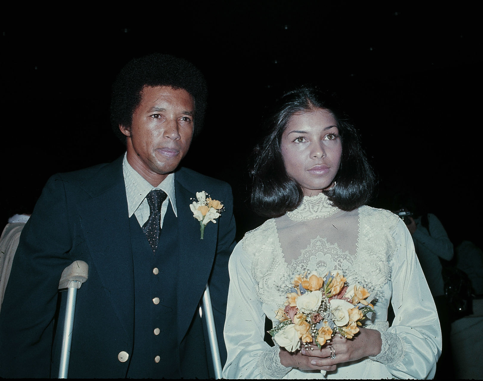 1977: Arthur Ashe Weds